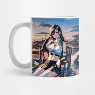 sunset tifa Mug